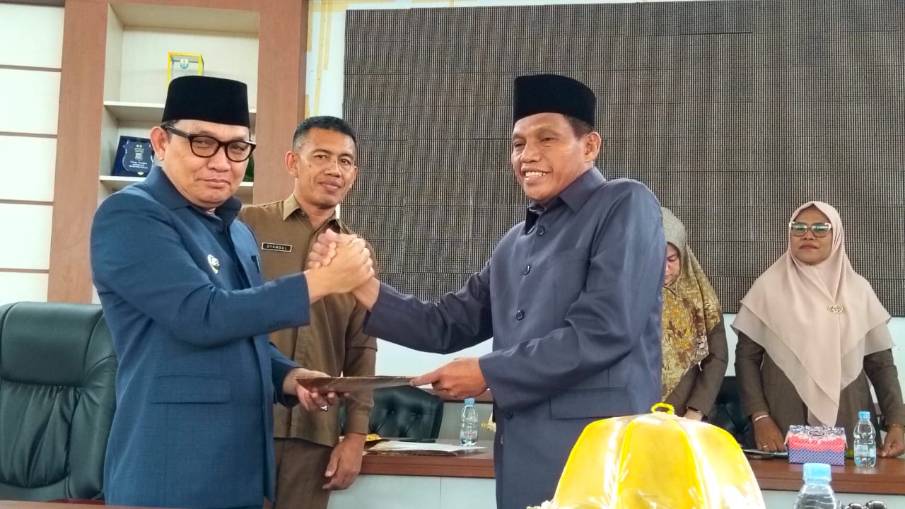 Pengesahan 8 Buah Ranperda, PJ Bupati Buol Apresiasi Kinerja DPRD