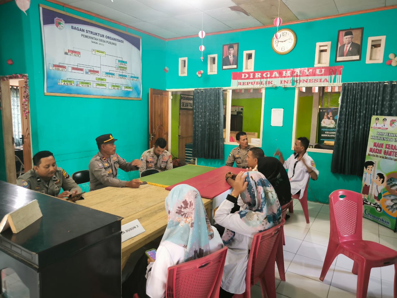 Subsatgas Binmas Tingkatkan Cooling Sistem di Masa Kampanye Pilkada Touna