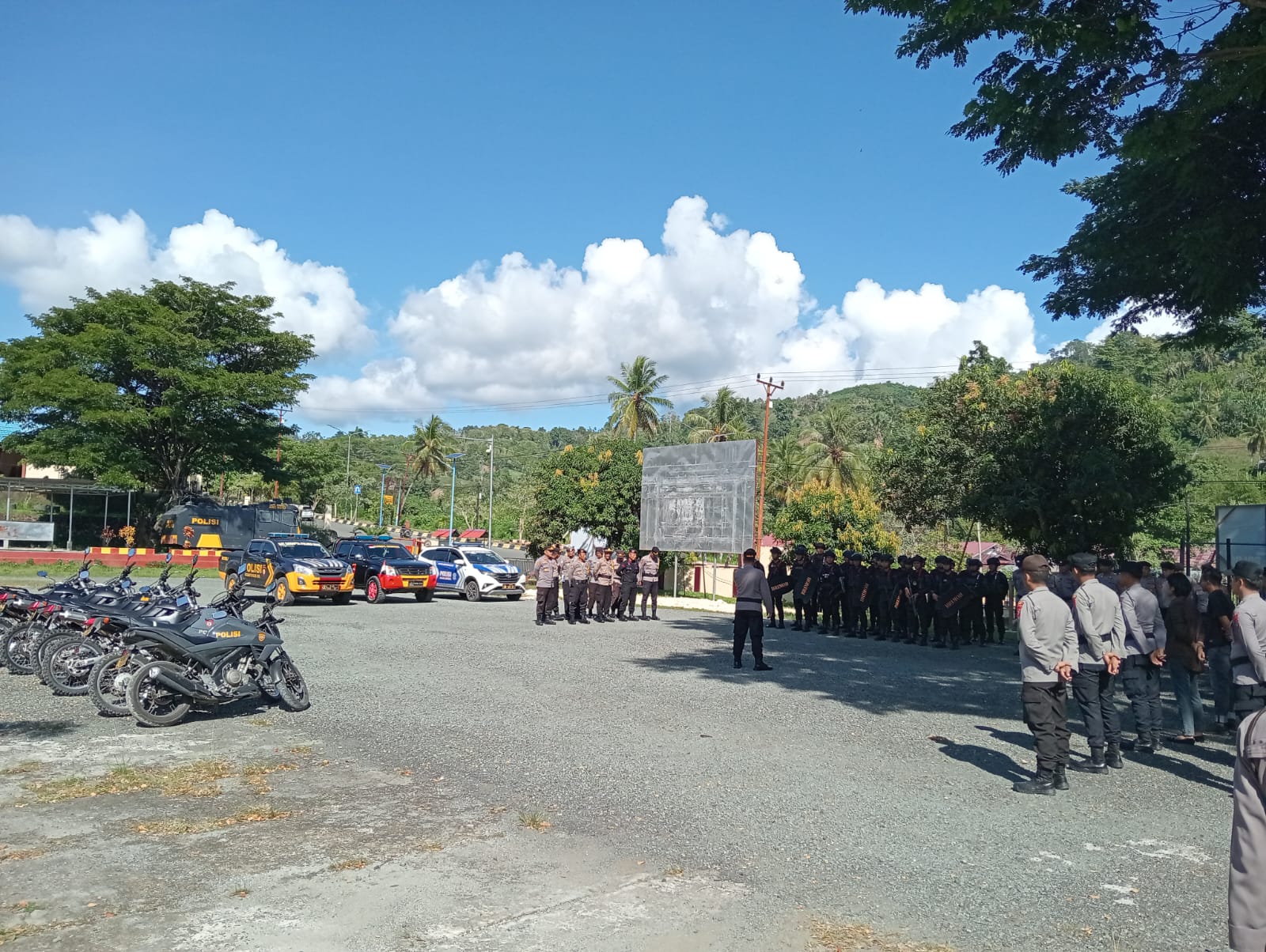 Polres Buol Siagakan Pengamanan Debat Publik Kedua, Himbau Warga Jaga Kamtibmas
