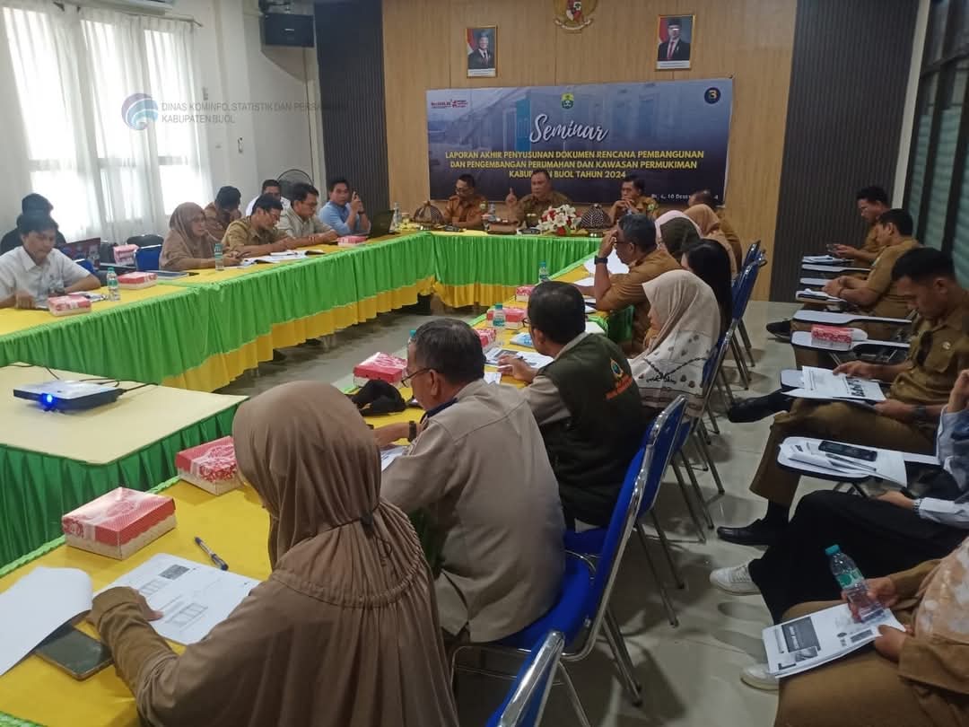 Seminar Laporan Akhir Penyusunan Dokumen RP3KP Kabupaten Buol, Ini Tujuannya