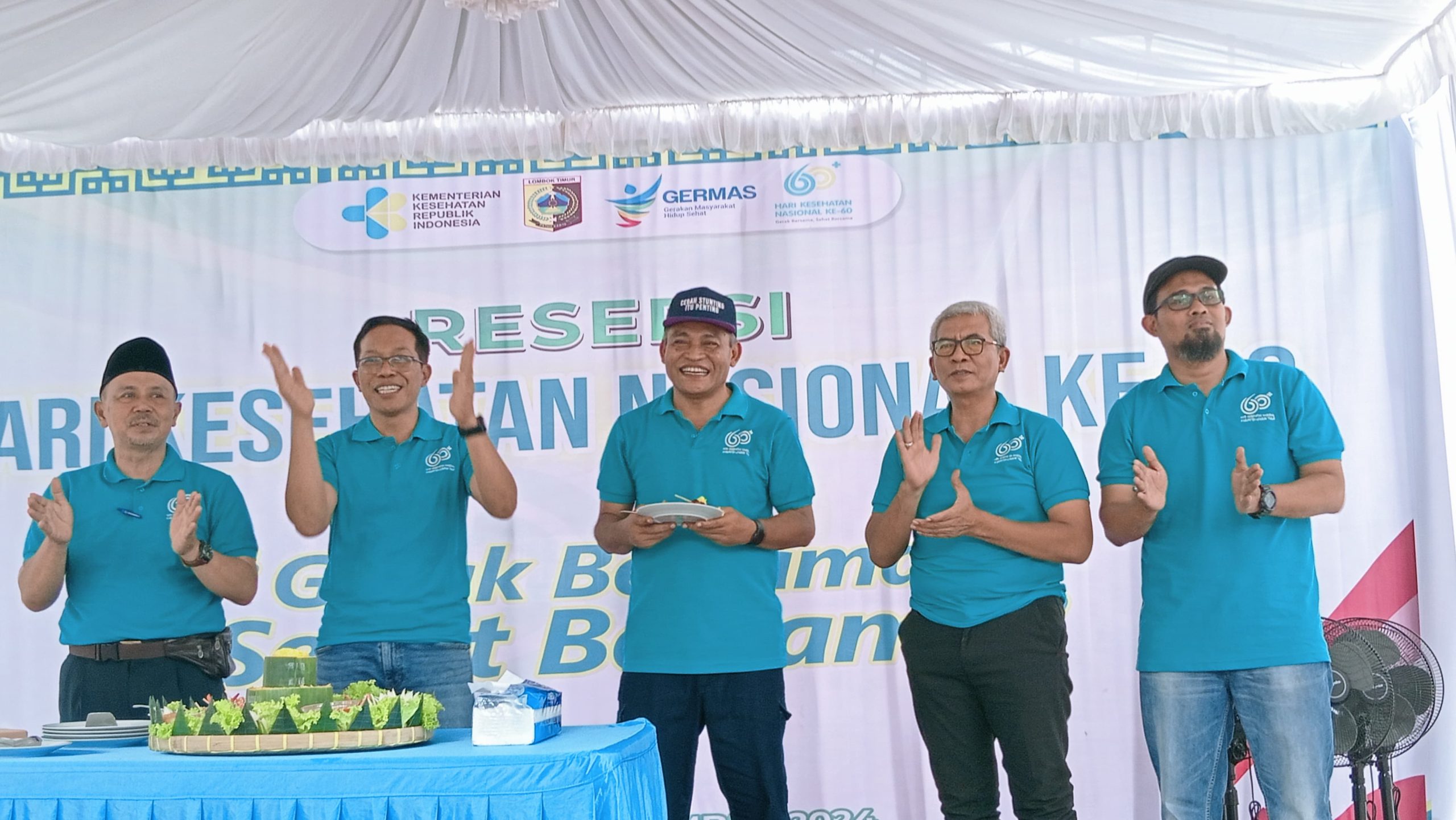 Resepsi HKN ke-60 di Lotim “Bertajuk Gerak Bersama, Sehat Bersama “
