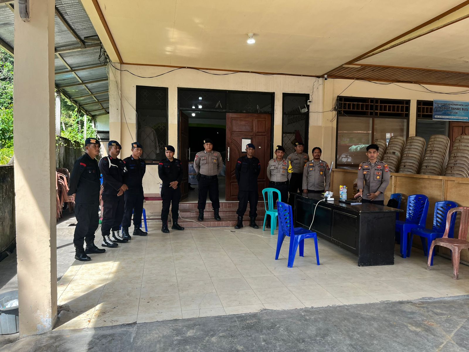 Pasca Penetapan Paslon Bupati Terpilih, Polres Buol Bersama Brimob Kembali Gelar Patroli