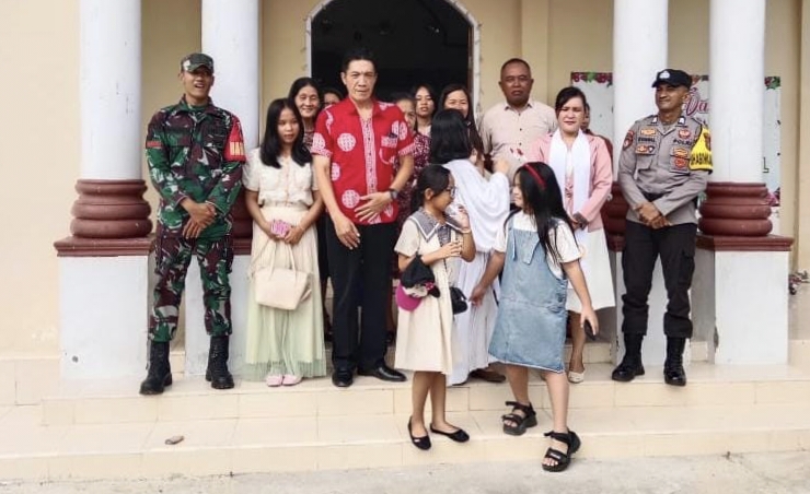 Perayaan Natal 2024 di Buol Kondusif, Jemaat: Terima Kasih Petugas Gabungan