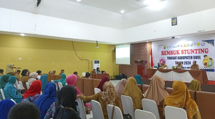 Buka Kegiatan Rembuk Stunting, PJ Bupati Buol: Penanganan Stunting Prioritas Utama
