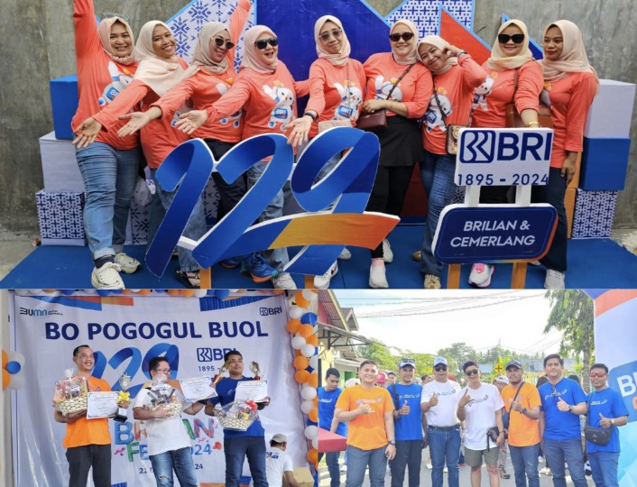 Kemeriahan HUT BRI Ke-129, Branch Office Pogogul Buol Sukses Gelar Berbagai Event