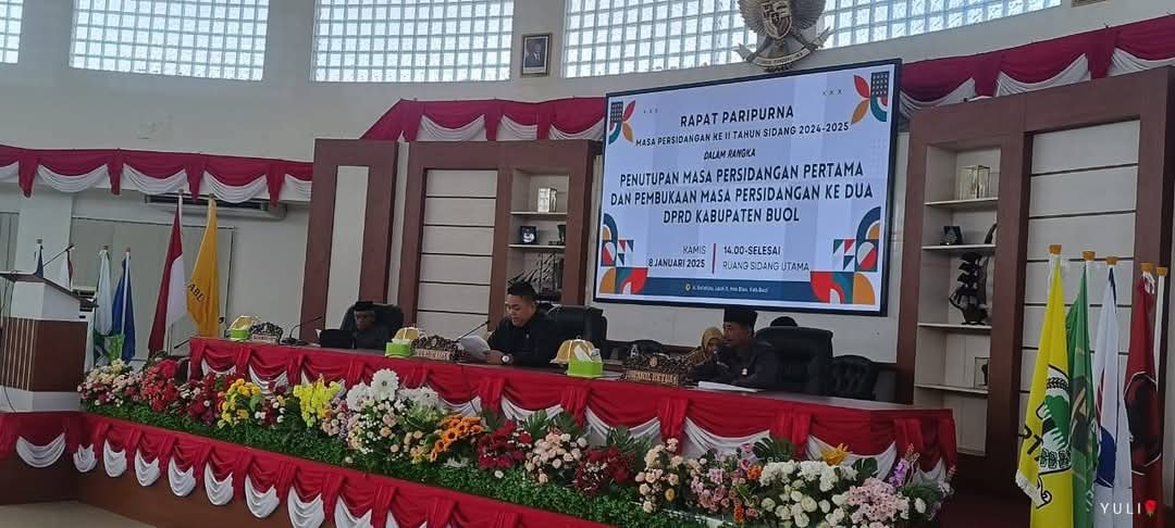 Agendakan Strategis Pembangunan, Ketua DPRD Buol Pimpin Sidang Pertama dan Kedua