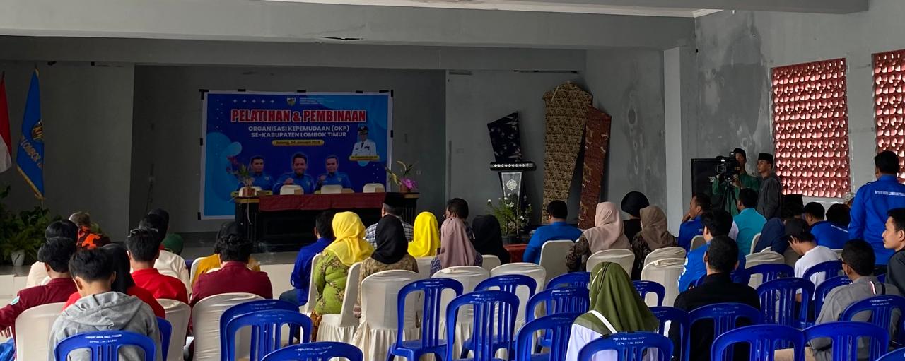Tiga Puluh Enam OKP di Lotim Ikuti Pelatihan dan Pembinaan di Gedung Juang