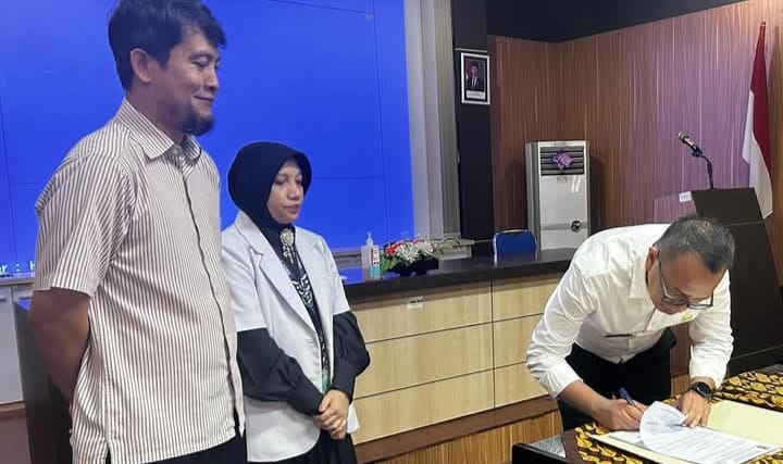 Direktur RSUD dr R Soedjono Selong H Hasbi Serah Terima Jabatan Ketua Komite Medik