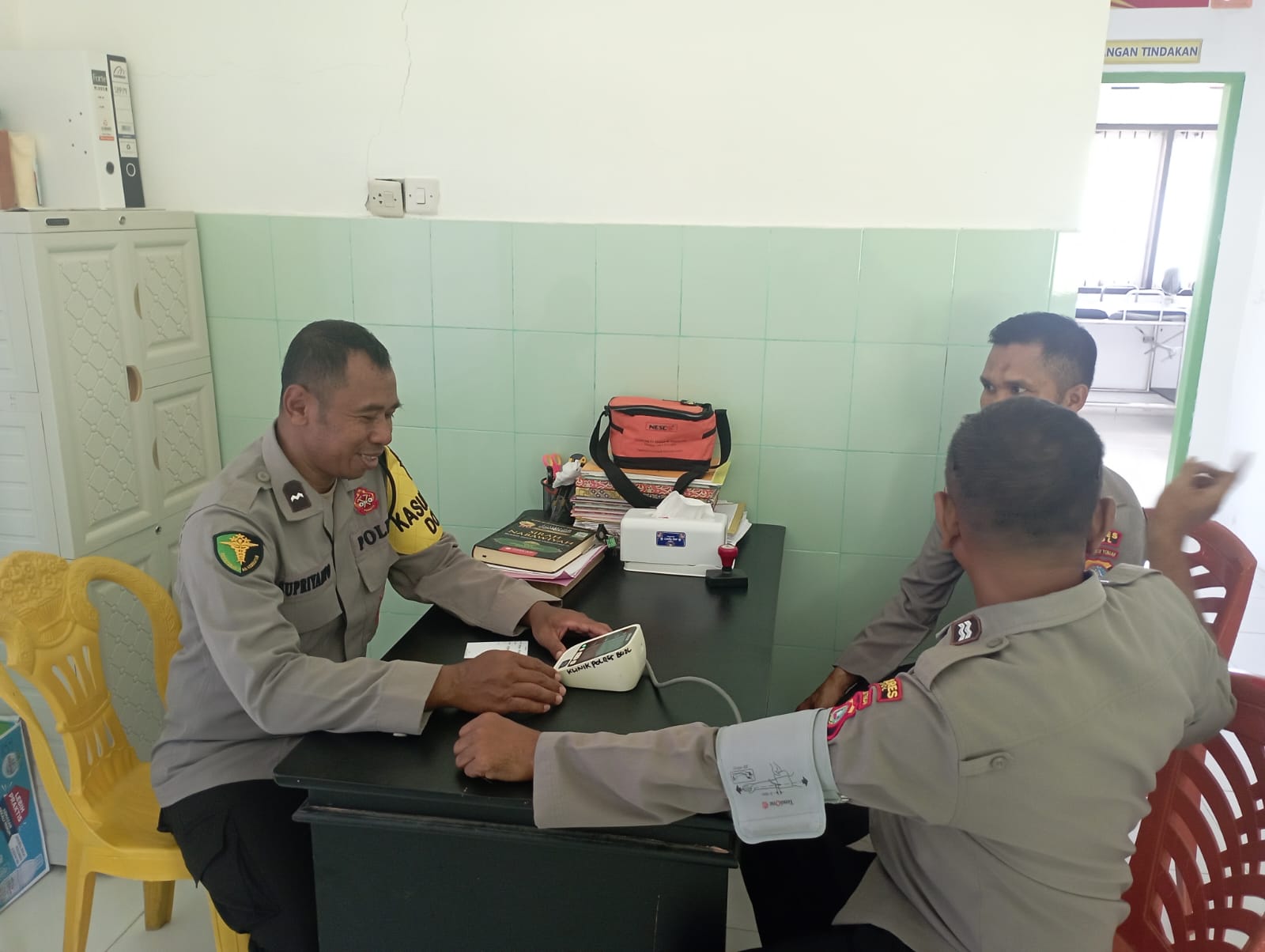 Subsatgas Dokes Polres Buol Kembali Cek Kesehatan Personel Operasi Mantap Praja