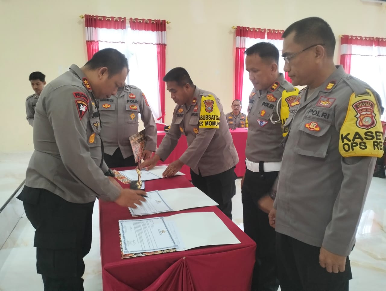 Polres Buol Sosialisasikan DIPA 2025 dan Penandatanganan Pakta Integritas, Ini Arahan Kapolres