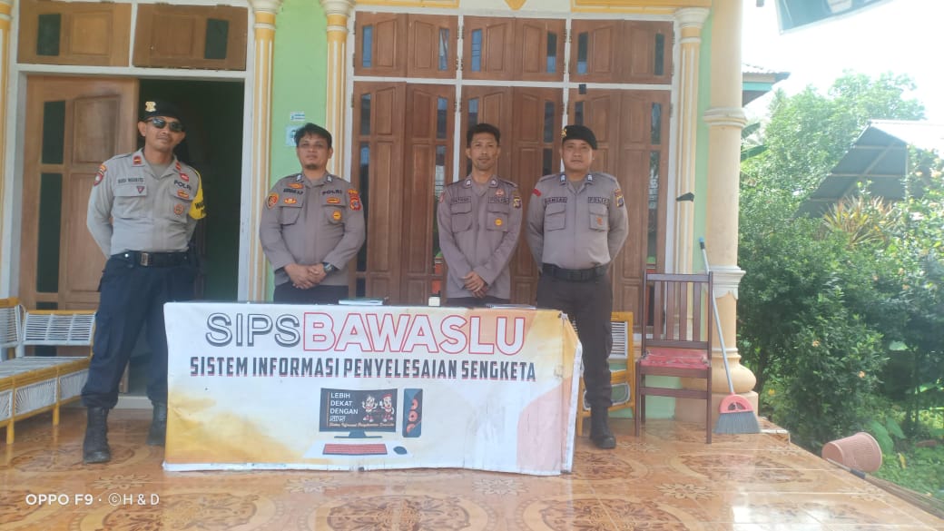 Jaga Bawaslu Buol, Polres Tempatkan Personel Pengamanan Selama Sidang Gugatan Pilkada Berlangsung