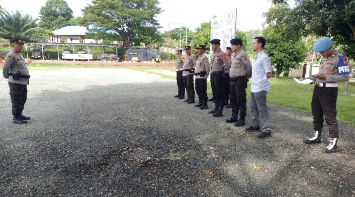 Kapusdal Opsres Beri Arahan Saat Pimpin Apel OMP Tinombala