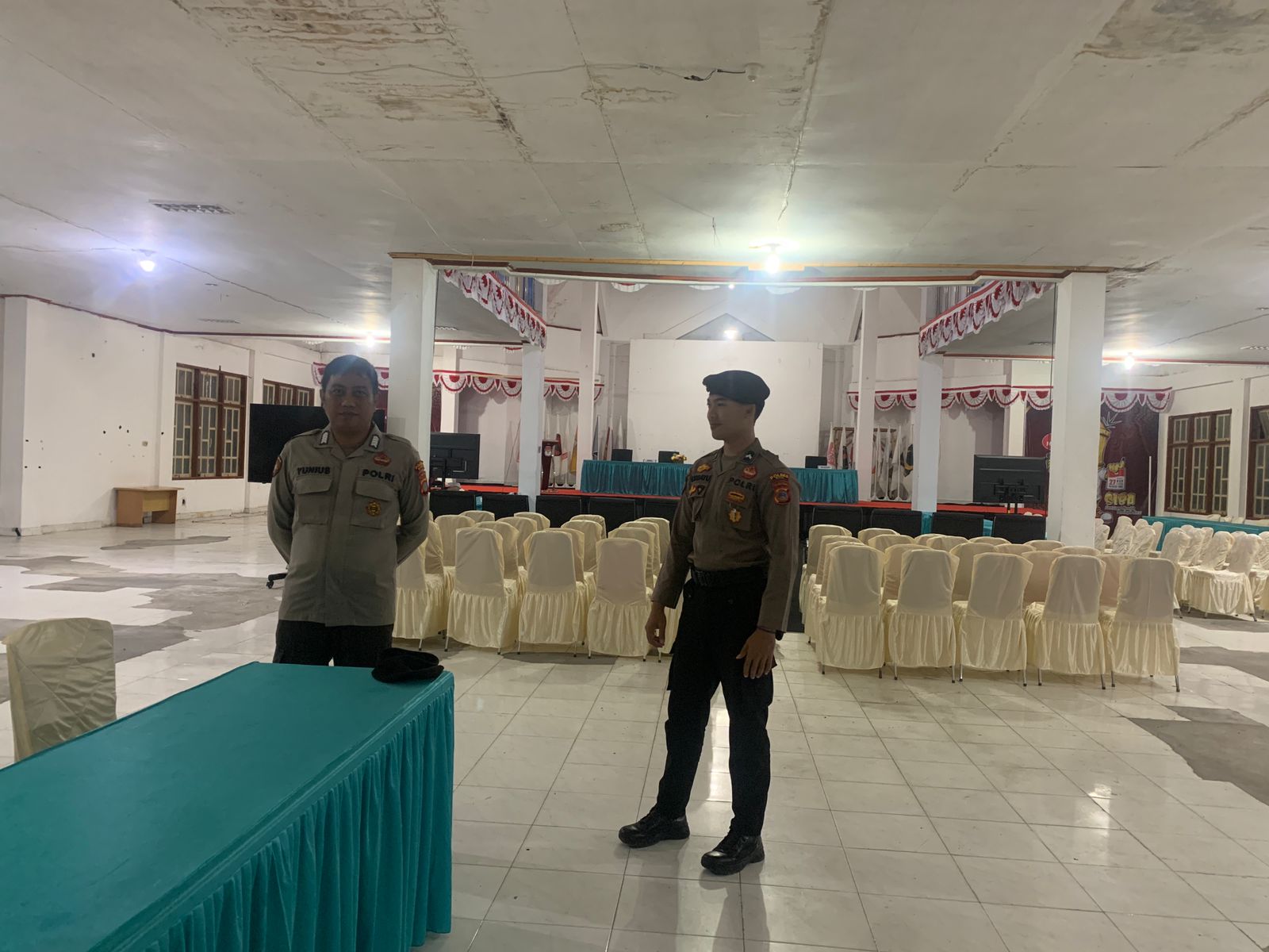 Polres Buol Terus Amankan Tempat Penyelengara Pilkada Pasca Penetapan Bupati Terpilih