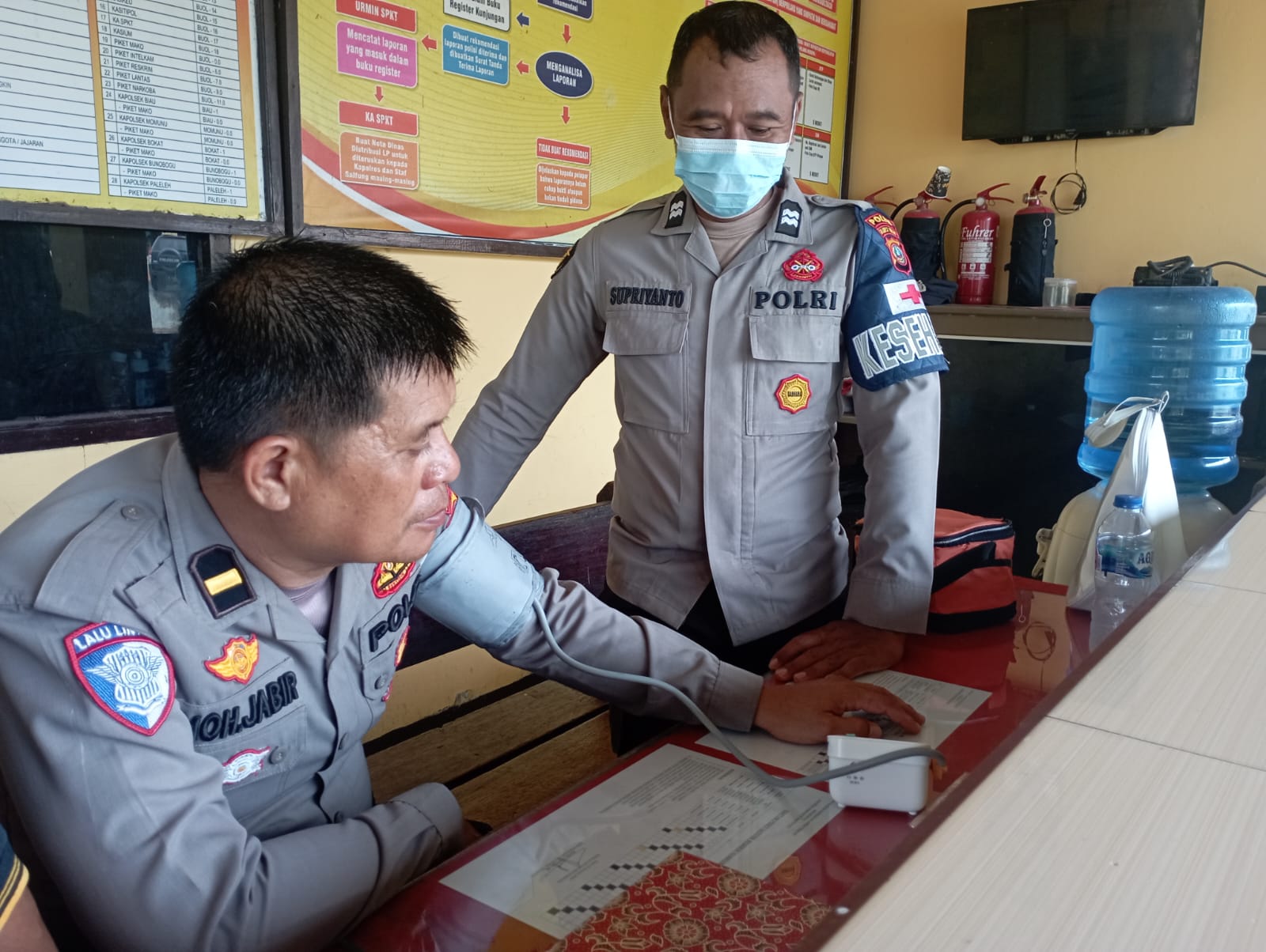 Subsatgas Dokes Cek Kembali Kesehatan Personel OMP, Pasca Penetapan Kepala Daerah Terpilih