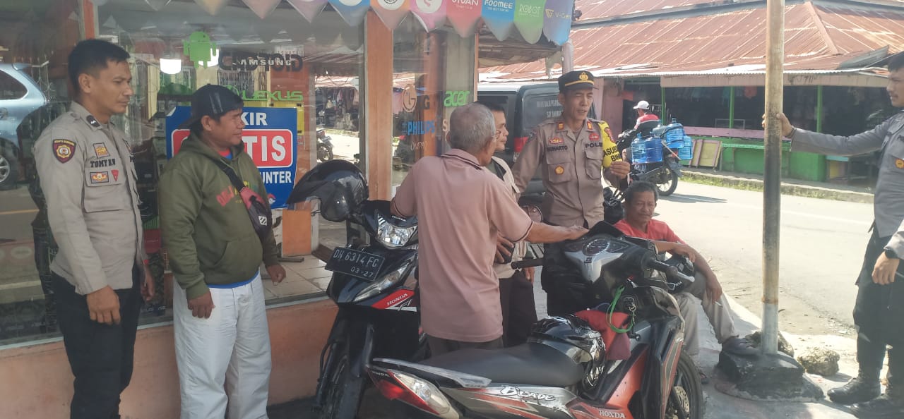 Himbauan Subsatgas Binmas Jelang Pelantikan Bupati dan Wabup Buol