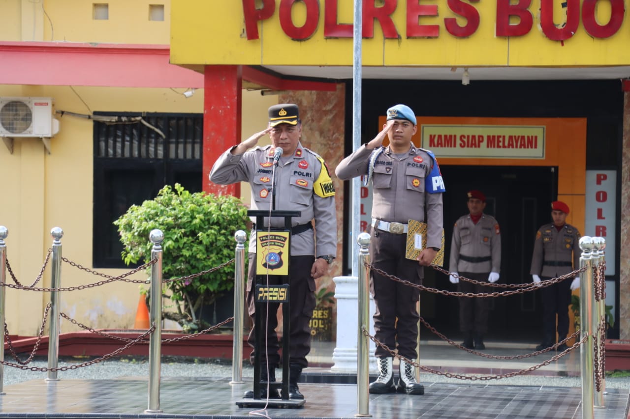 Tingkatkan Semangat Nasionalisme dan Jiwa Patriotik, Polres Buol Gelar Upacara Hari Kesadaran Nasional