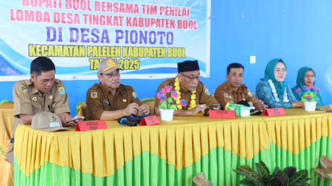 Desa Pionoto Wakili Kecamatan Paleleh di Lomba Desa Tingkat Kabupaten Buol
