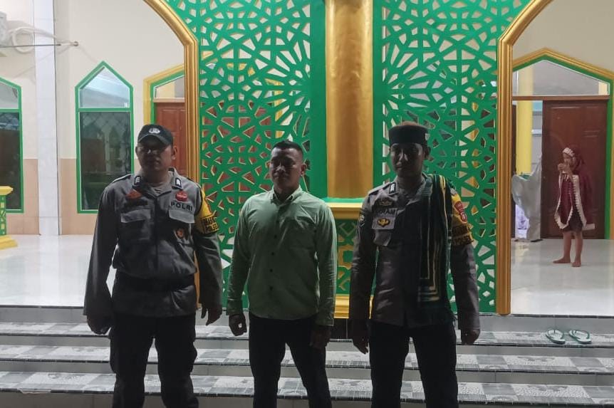 Safari Ramadan Tingkat Kabupaten Buol, Polsek Paleleh Gelar Pengamanan