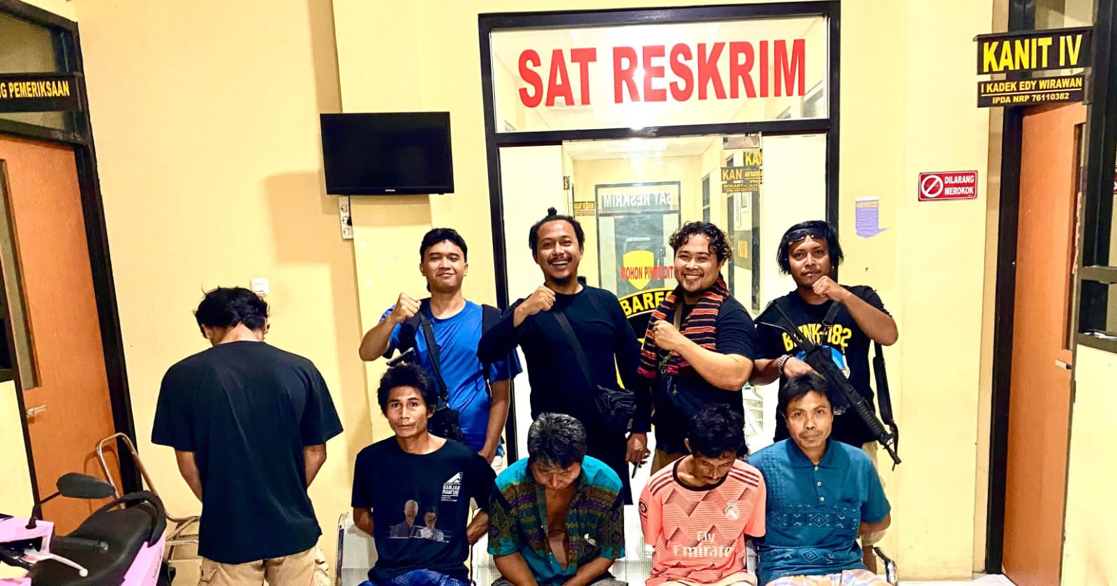 Ditakuti Oleh Warga, Tim Puma Polres Lotara Tangkap Amaq Lentok dan Rekannya
