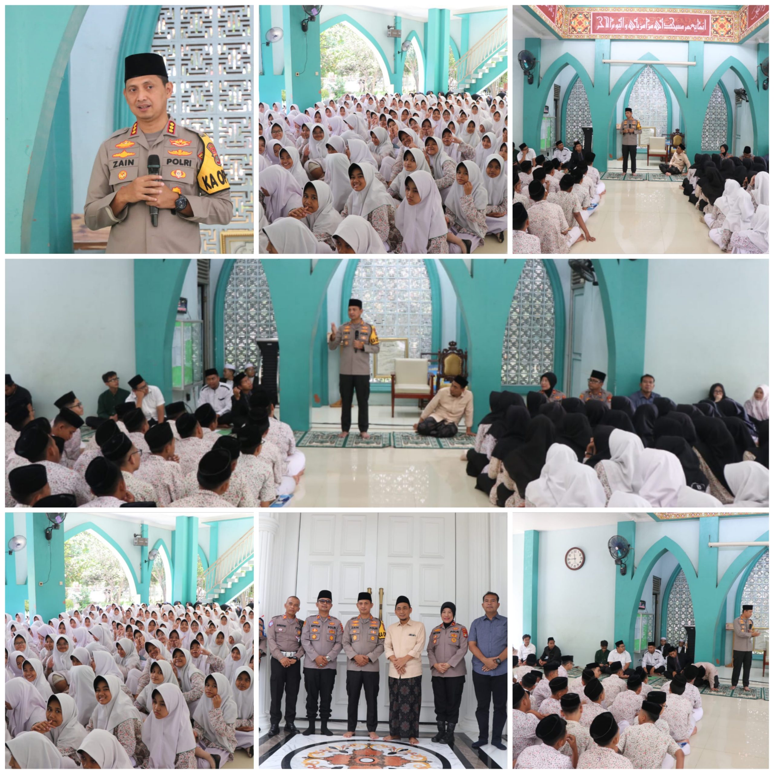 Wow… Di Bulan Suci Ramadhan, Kapolres Silaturahmi ke Ponpes Annuqthah di Pinang Kota Tangerang