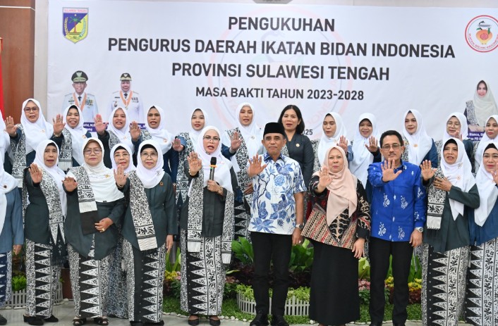 Gubernur Sulteng Anwar Hafid Ajak IBI Bersinergi dalam Program BERANI Sehat