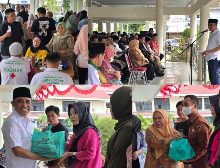 Gubernur Sulteng Tinjau Program Berani Sehat dan Bagikan Paket Sembako