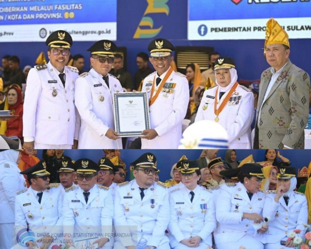 Pemkab Buol Kembali Sabet Penghargaan UHC dari Gubernur Sulteng dan BPJS Kesehatan