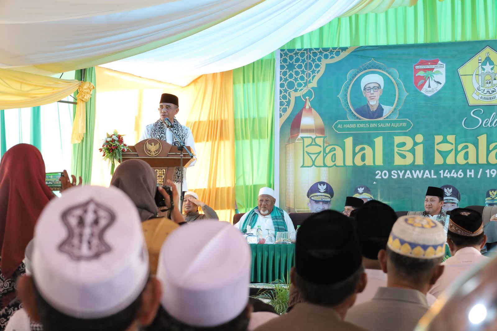 Haul Guru Tua di Touna, Gubernur Anwar Hafid Serukan Kebangkitan Pendidikan Islam