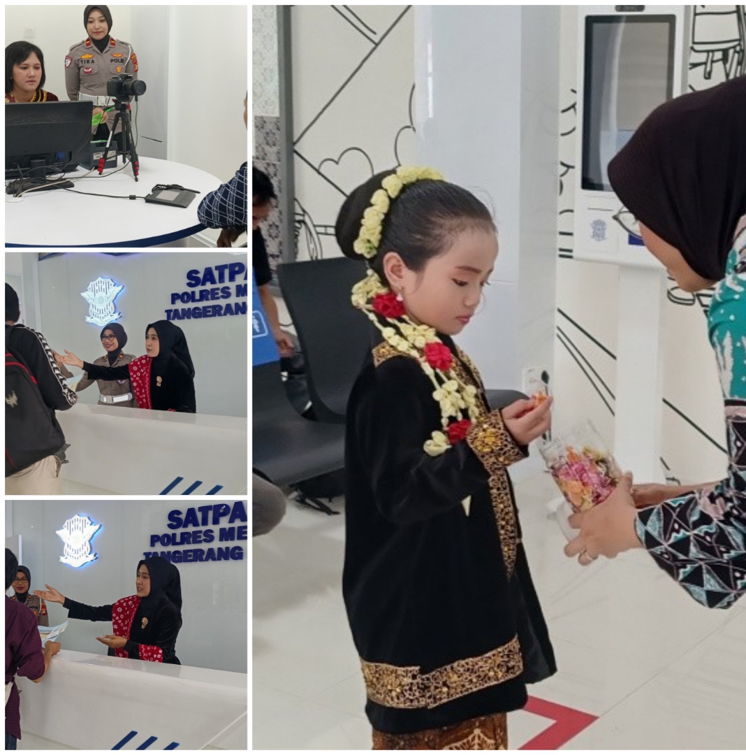 Satlantas Polres Metro Tangerang Kota Tunjukan Sisi Anggun dan Humanis di Hari Kartini