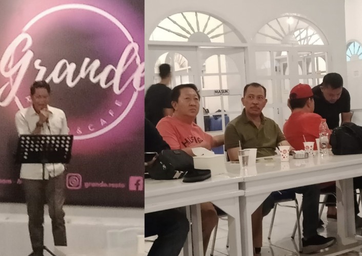 Dirnarkoba Polda Sulteng Menjamu Jurnalis