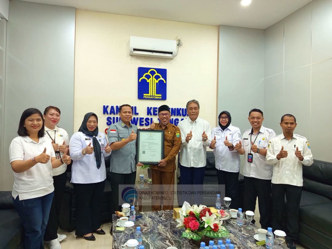 Warisan Budaya TOMBOUAT Diakui Negara: Wakil Bupati Buol Terima Sertifikat KIK dari Kemenkumham