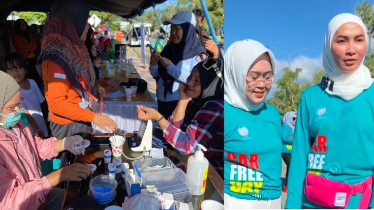 TP- PKK Buol Dorong Gaya Hidup Sehat Lewat Cek Kesehatan Gratis di Car Free Day