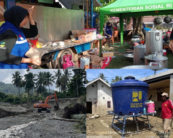 Gercep! Pemprov Sulteng Salurkan Bantuan Warga Tedampak Banjir di Desa Wombo