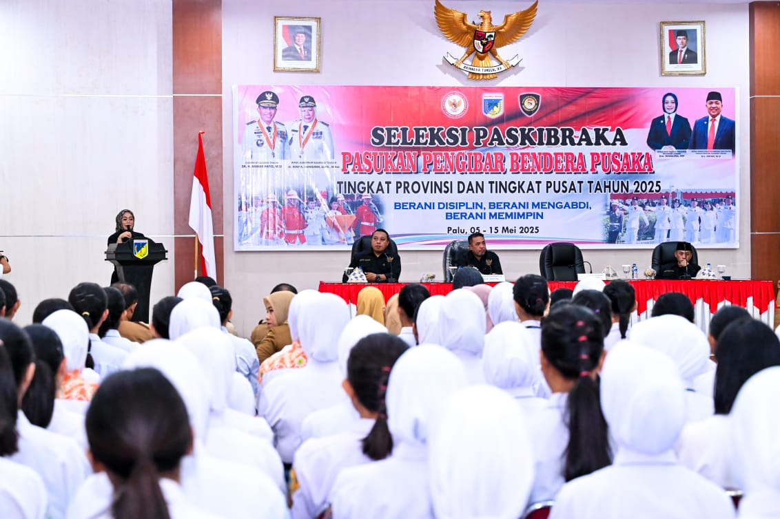 Pemprov Apresiasi 131 Pelajar Terbaik Sulteng Bersaing di Seleksi Paskibraka 2025