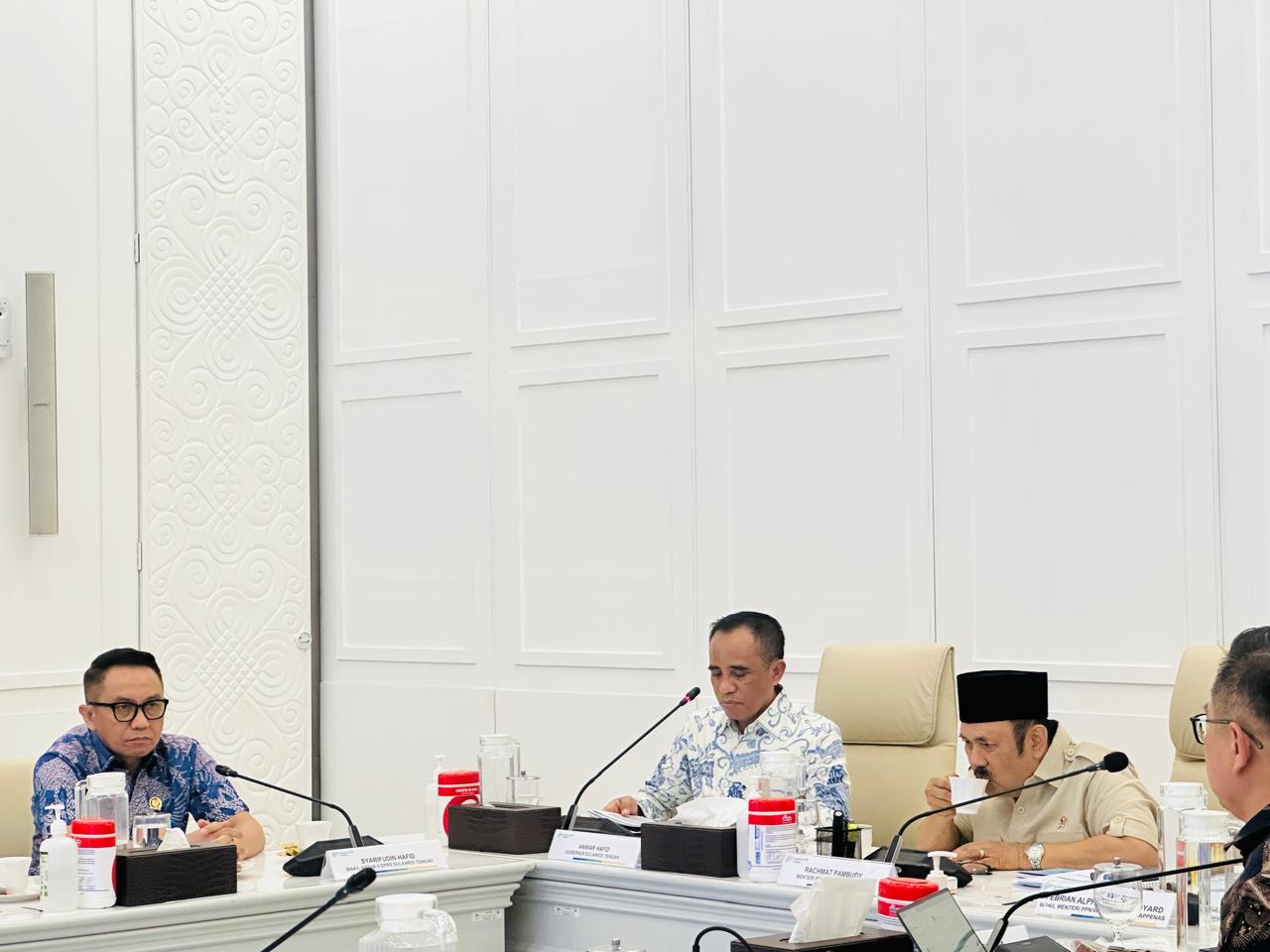 Syarifuddin Hafid Dampingi Gubernur Sulteng Audiensi Bersama Menteri Bappenas