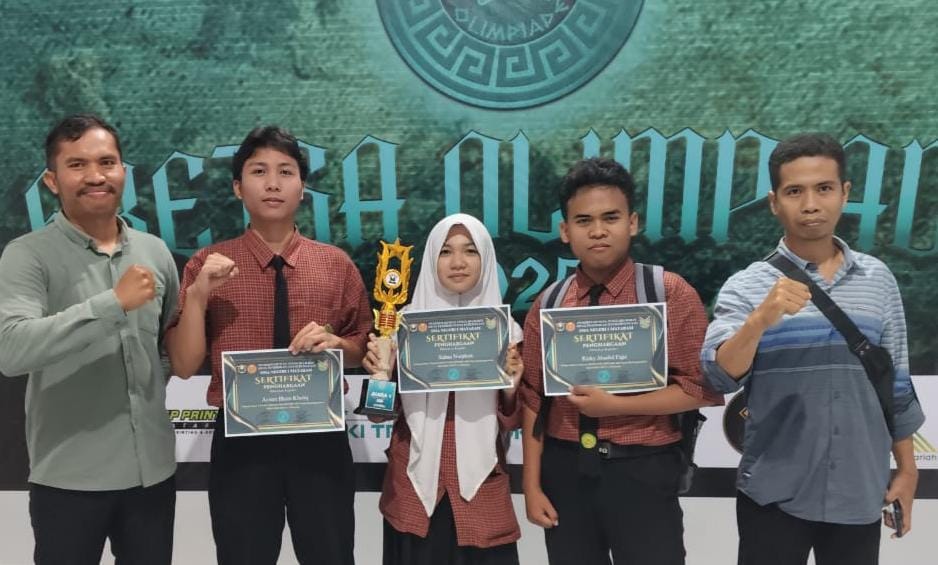Prestasi Membanggakan, Tim MAN 1 Lotim Sabet Juara 1 Olimpiade MIPA se-NTB di SMAN 1 Mataram