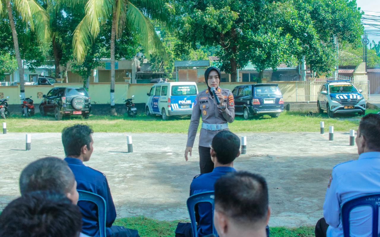 Satlantas Polres Lotim Gelar Kegiatan Safety Riding di Pringgabaya