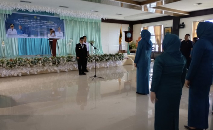 Ini Pesan Bupati Saat Melantik Pengurus TP-PKK Kabupaten Buol Masa Bakti 2025-2030