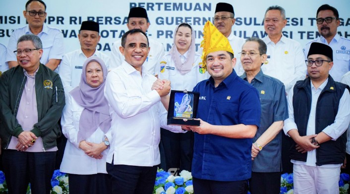 Gubernur Anwar Hafid Minta Regulasi Tegas Soal BUMD dan BLUD ke Komisi II DPR RI