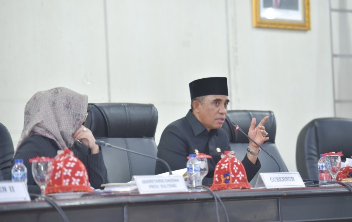 Pimpin Rakor Penanganan Konflik Agraria di Sulteng, Gubernur Dorong Satgas Berperan Aktif