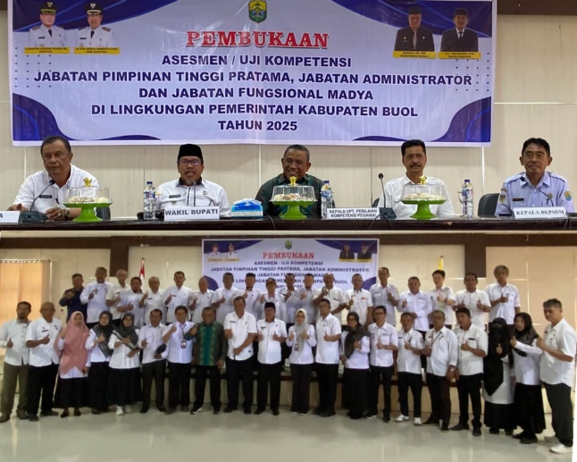 Pemkab Buol Uji Kompetensi Pejabat Eselon II dan III untuk Penempatan Jabatan Sesuai Kapasitas