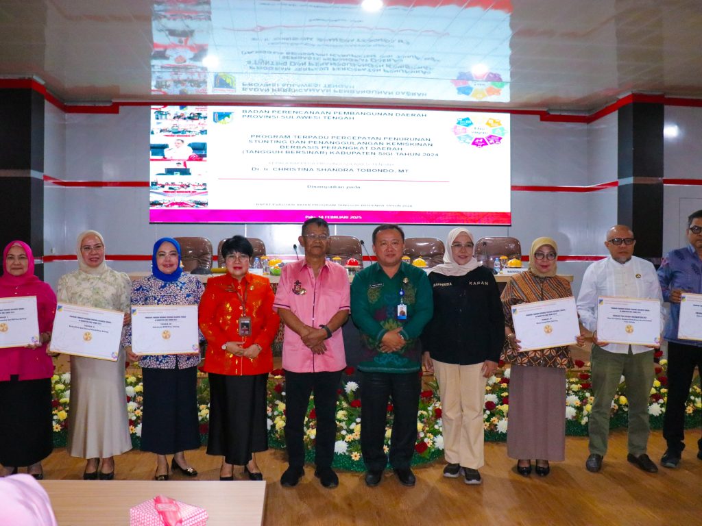 BRIDA Provinsi Sulteng Raih Terbaik II dalam Penanganan Stunting