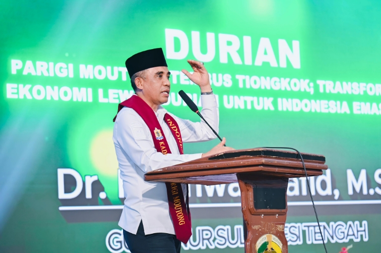 Gubernur Tantang Parigi Moutong Jadi Lumbung Durian Dunia dalam 5 Tahun