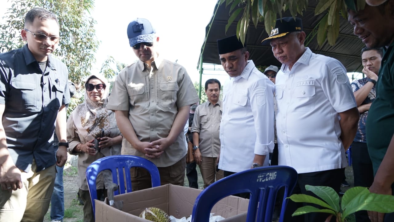 Tinjau Potensi Cokelat dan Durian di Sigi, Mentrans Dorong Transformasi Kawasan Ekonomi