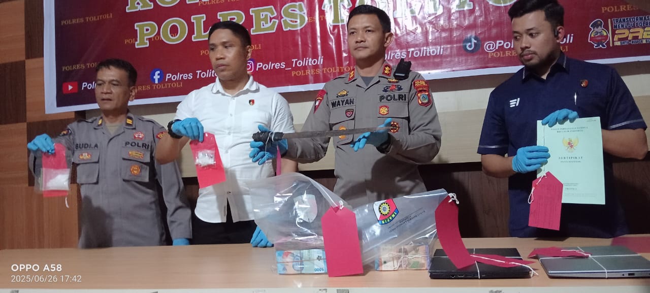 Polres Tolitoli Bongkar Kasus Korupsi Desa Oyom Jelang Hari Bhayangkara ke-79