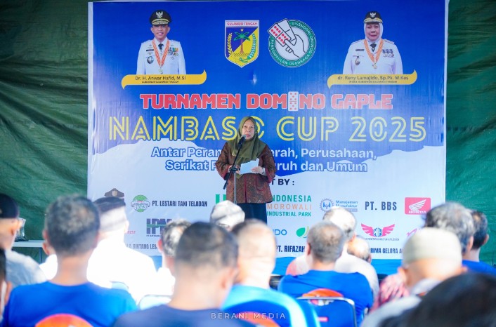 Buka Turnamen Domino Nambaso Cup 2025, Wagub Sulteng Minta Peserta Sportif