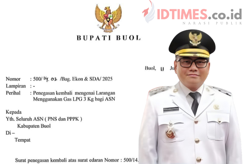 Bupati Buol Tegaskan Larangan ASN Gunakan LPG 3 Kg Bersubsidi