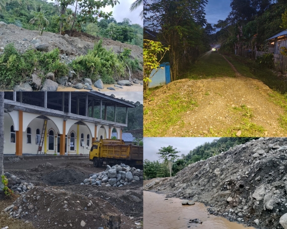 Pengusaha Asal Molangato, Bantu Pembangunan Infrastruktur dan Tempat Ibadah Desa Dopalak