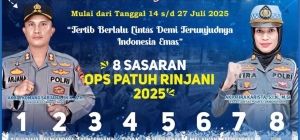 Operasi Patuh Rinjani 2025 Dimulai, Warga Lombok Timur Diimbau Tertib Berlalu Lintas