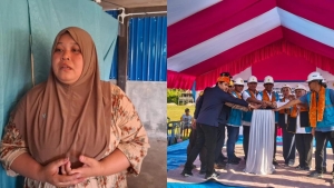 Tangis Haru Warga Desa Olu Sambut Listrik Pertama Setelah Puluhan Tahun